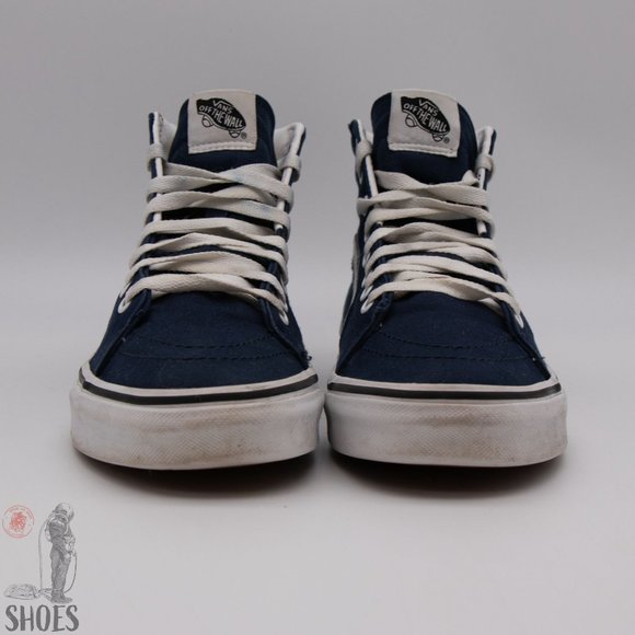 Vans Blue Canvas High-Top - Women's 9.5 - Picture 2 of 13